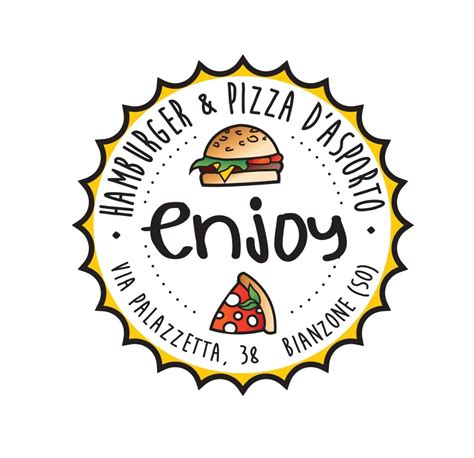 Enjoy pizza hamburger Bianzone .